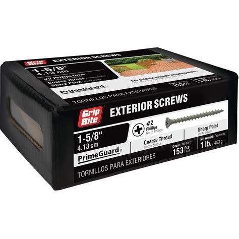 outdoor screws home depot|grip rite exterior screw catalog.